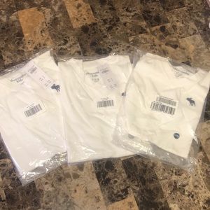 White BRAND NEW Vneck T-shirts